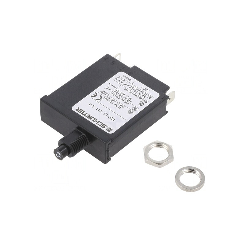 Întrerupător de supracurent 5A 240VAC 28VDC SPST | Electronic-mag.ro | Componente Electronice