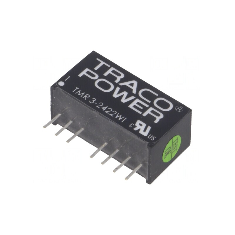 Convertor DC/DC 3W 9-36V la 12V/-12V SIP8 | Electronic-mag.ro | Componente Electronice