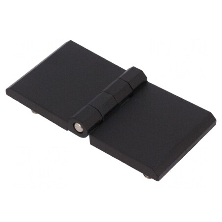 Balama aluminiu zinc neagră 120x60 mm | Electronic-mag.ro | Componente Electronice