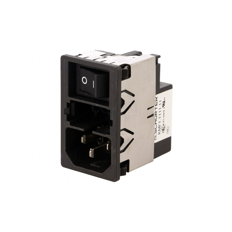 Conector de Alimentare AC 1A 250V IEC 60320 KMF | Electronic-mag.ro | Componente Electronice