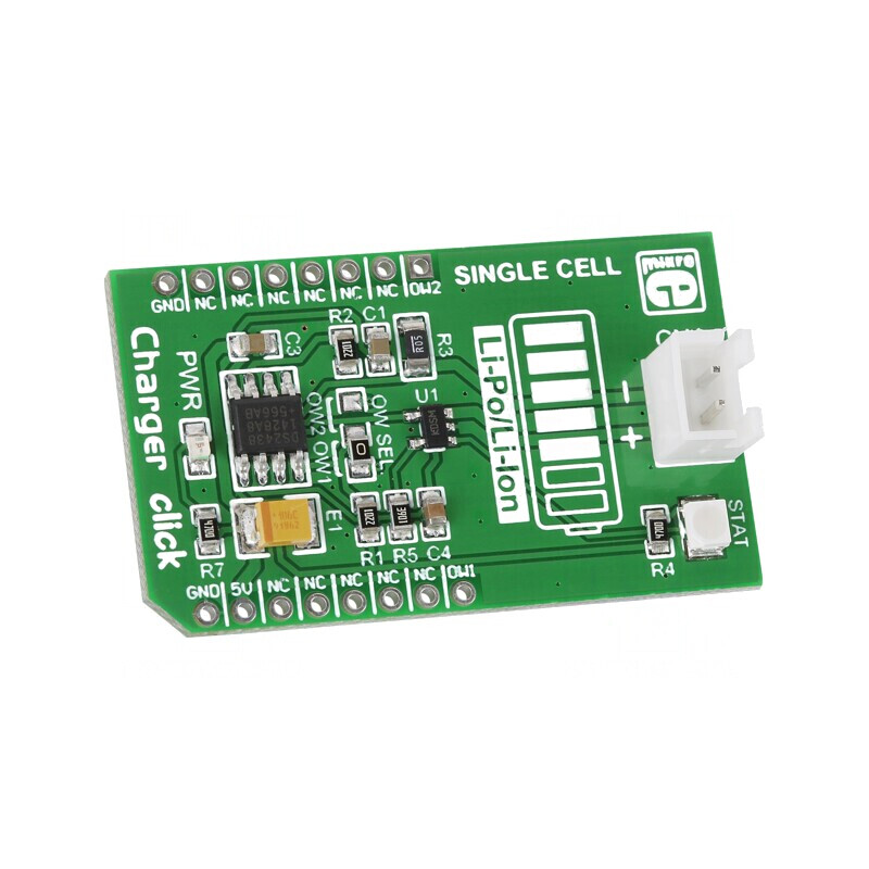 Click Board Încărcător 1-Wire DS2438 MCP73831 | Electronic-mag.ro | Componente Electronice