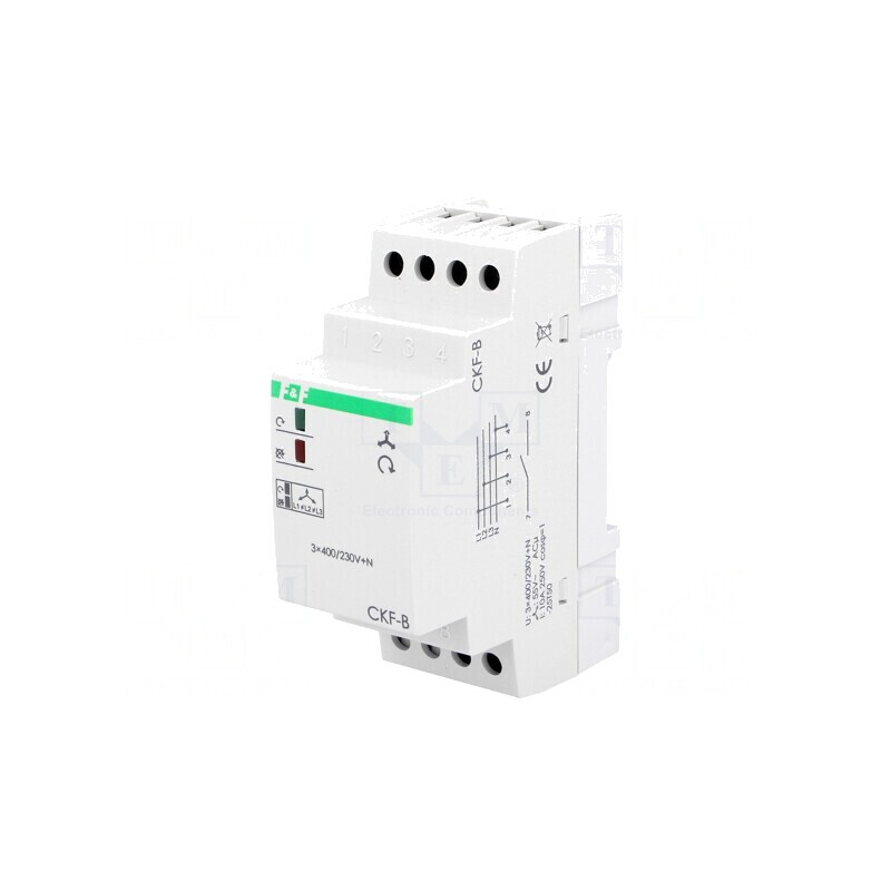 Releu Monitorizare Tensiune DIN 4s CKF-B | Electronic-mag.ro | Componente Electronice