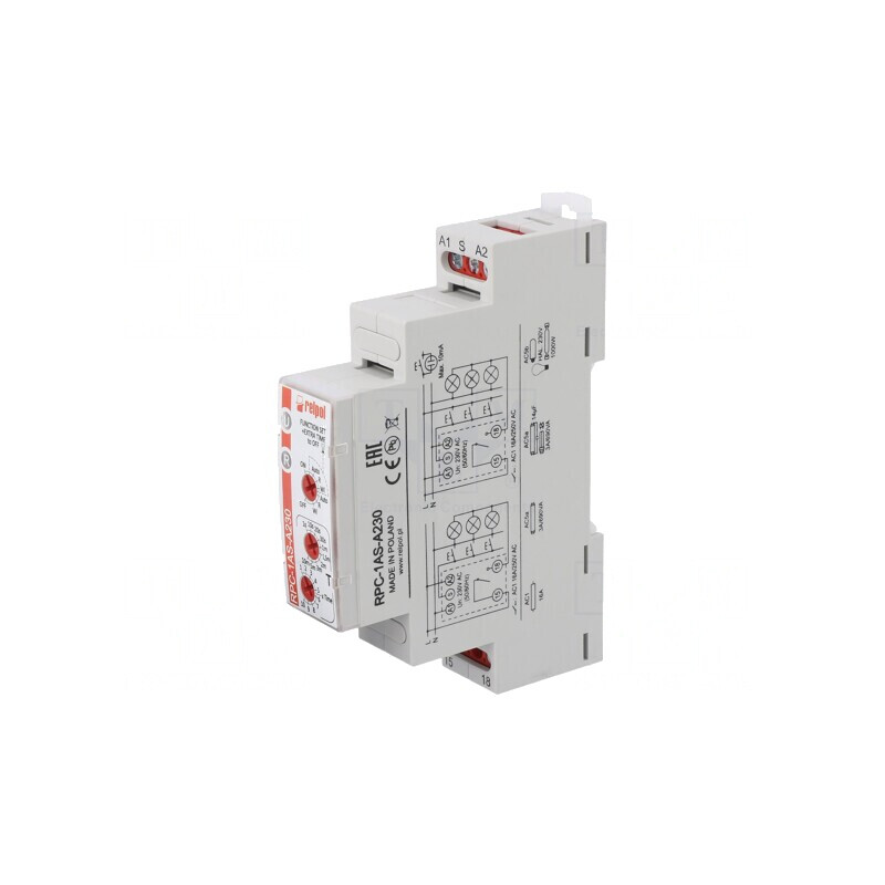 Timer 0,1s-10min SPST-NO 230VAC | Electronic-mag.ro | Componente Electronice