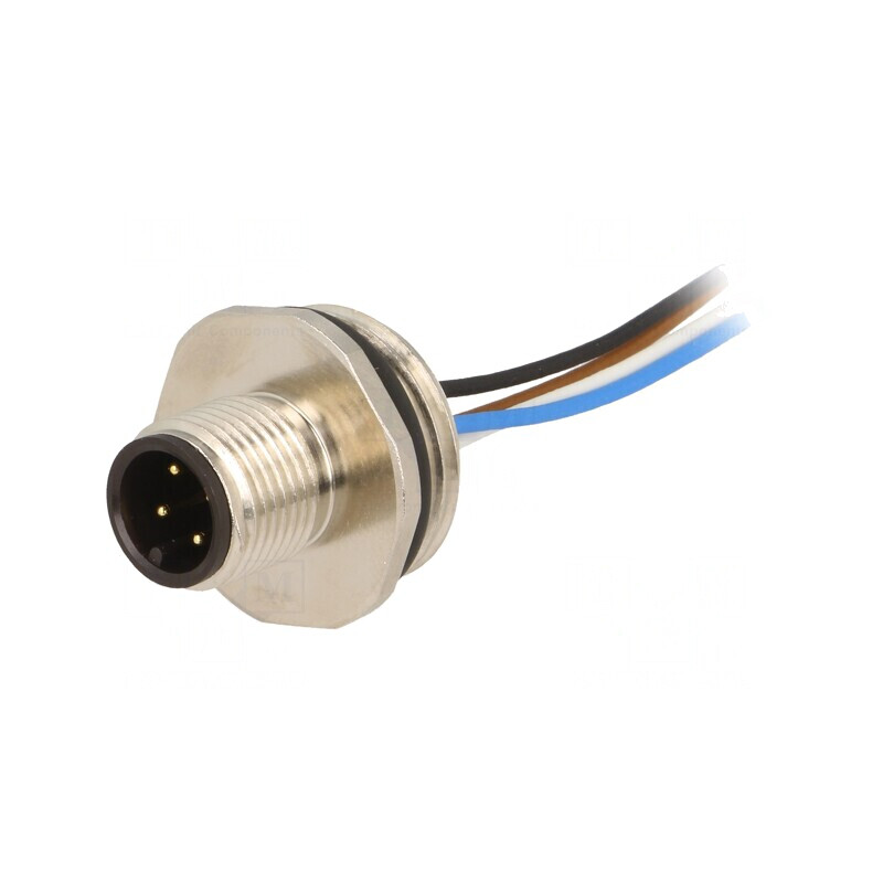 Soclu M12 PIN 4 tată DeviceNet/CANopen cabluri IP68 | Electronic-mag.ro | Componente Electronice