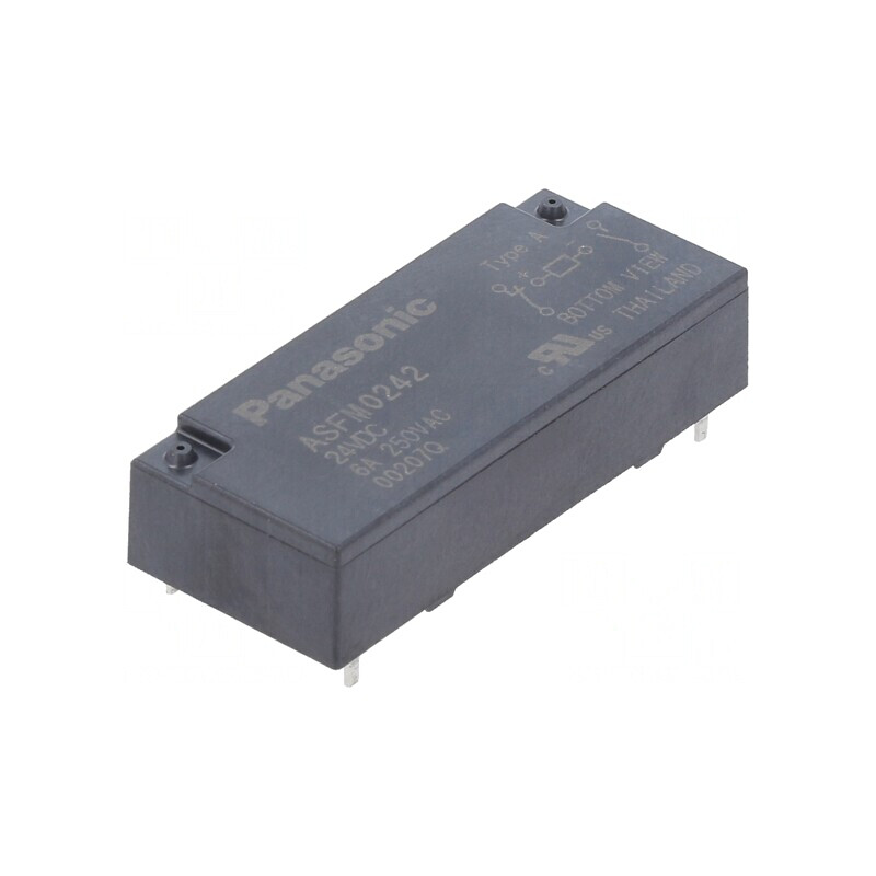 Releu Miniatură 24VDC 6A/4A | Electronic-mag.ro | Componente Electronice
