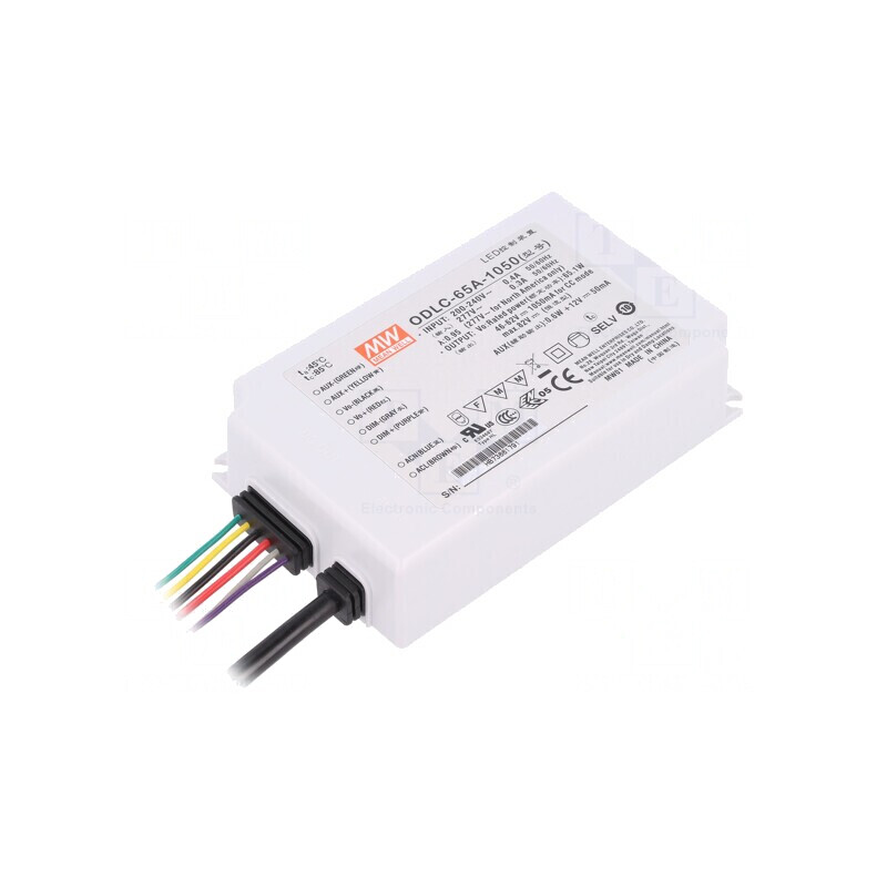 Alimentator LED 65W 46-62V 1050mA | Electronic-mag.ro | Componente Electronice