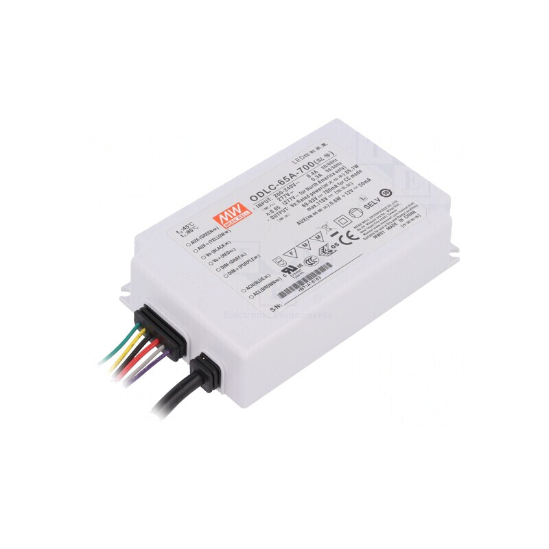 Alimentator LED 65W 69-93VDC 700mA | Electronic-mag.ro | Componente Electronice