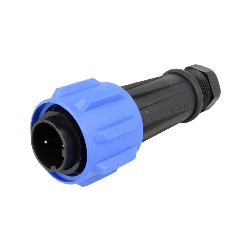 Conector Circular Mufă Tată 2 PIN Filet Interior | Electronic-mag.ro | Componente Electronice