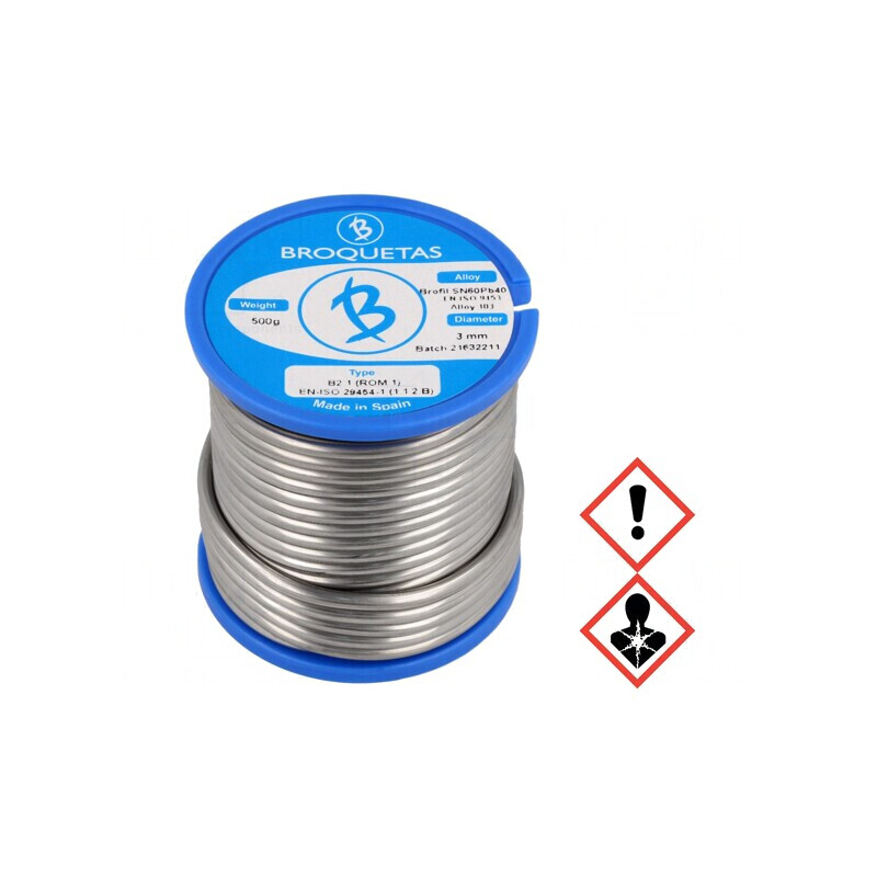 Sârmă de lipit cu plumb 3mm 0,5kg Sn60Pb40 | Electronic-mag.ro | Componente Electronice