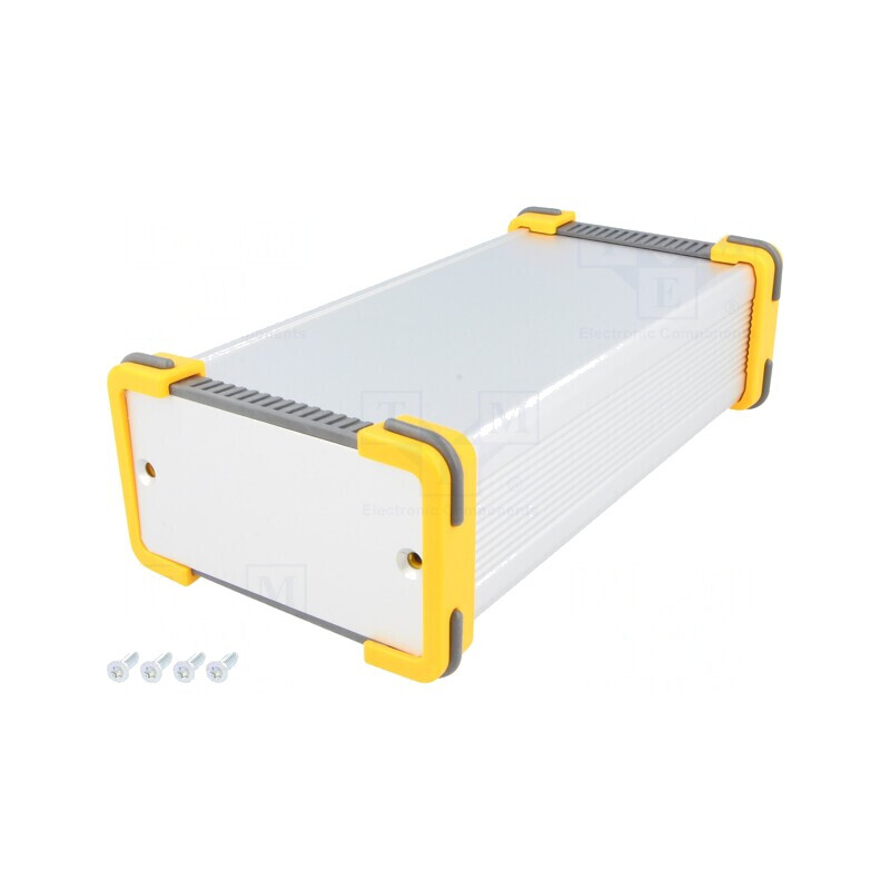 Carcasă aluminiu gri 91x160x53.5mm | Electronic-mag.ro | Componente Electronice