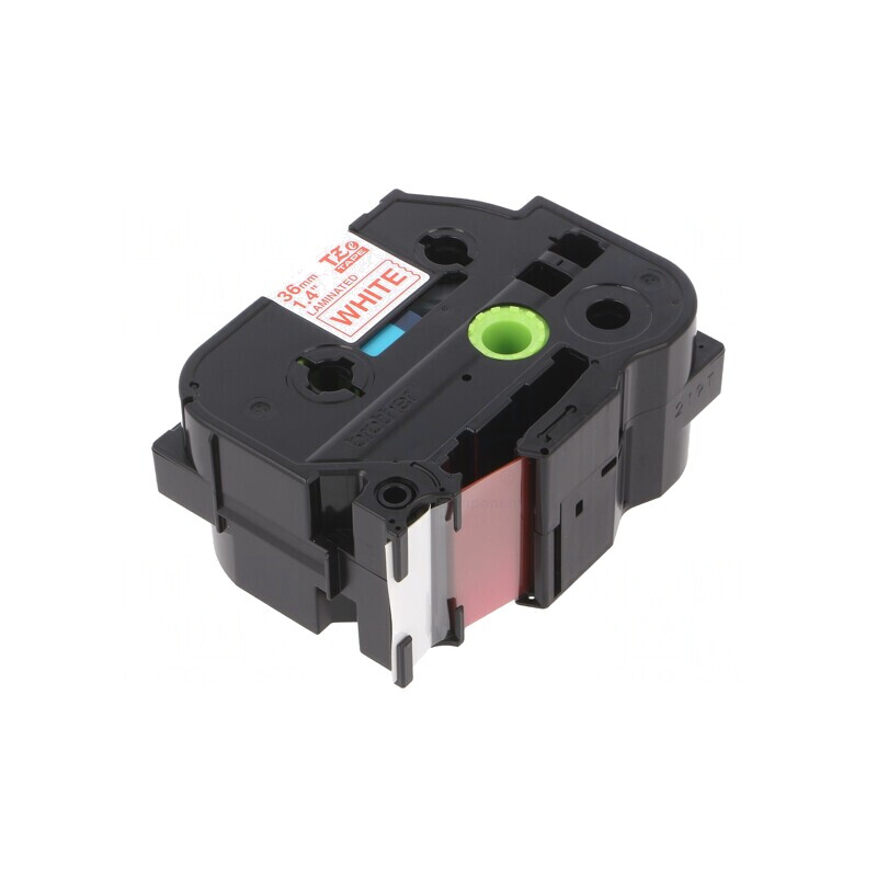 Bandă Laminată Albă 36mm cu Caracter Roșu 8m | Electronic-mag.ro | Componente Electronice