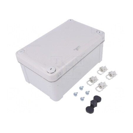 Carcasă universală policarbonat gri 121x192x87mm | Electronic-mag.ro | Componente Electronice