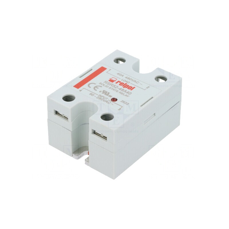 Releu Semiconductor 1-Fazat 40A 48-530VAC | Electronic-mag.ro | Componente Electronice