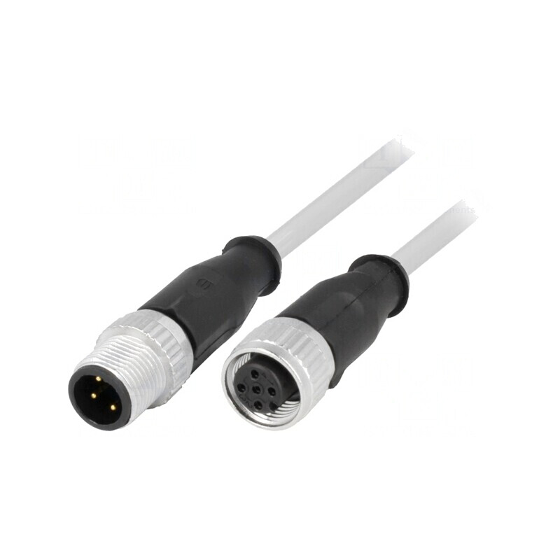 Cablu Senzori Automatizări 4-PIN M12-M12 10m | Electronic-mag.ro | Componente Electronice