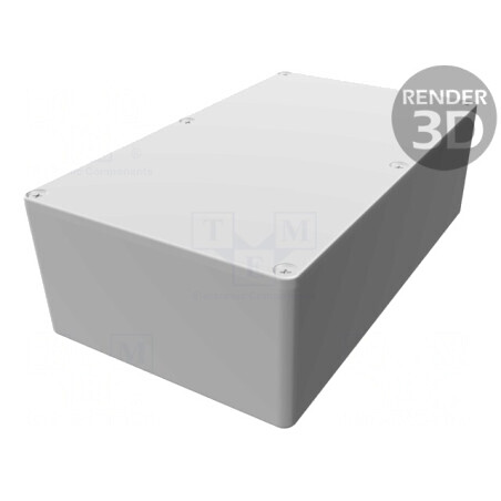 Carcasă universală aluminiu 120x200x64mm 1590WDEBK | Electronic-mag.ro | Componente Electronice