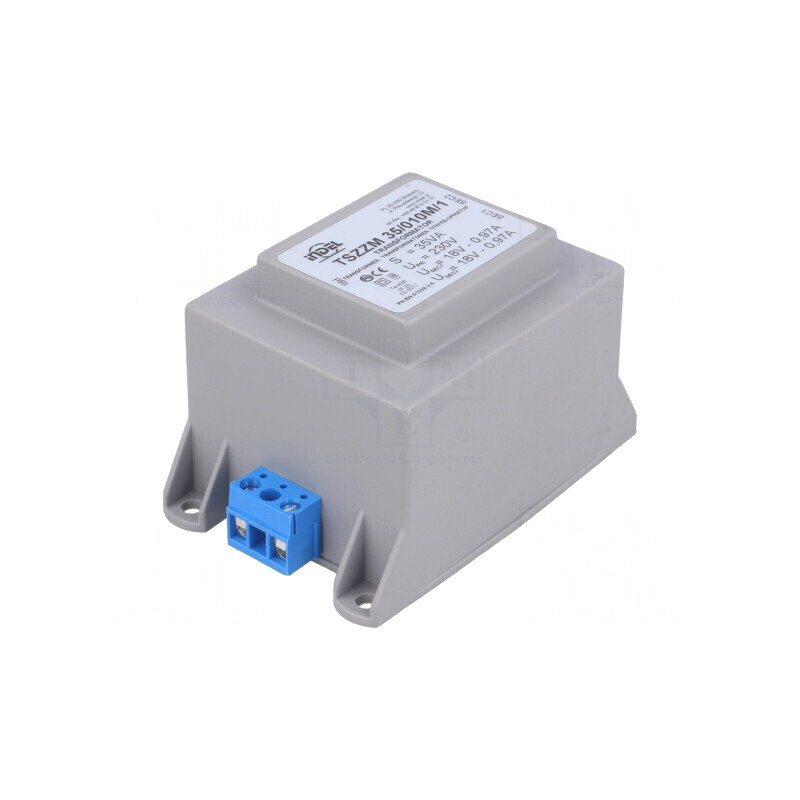 Transformator Încapsulat 35VA 230V 18V 18V 0.97A Cu Șurub | Electronic-mag.ro | Componente Electronice