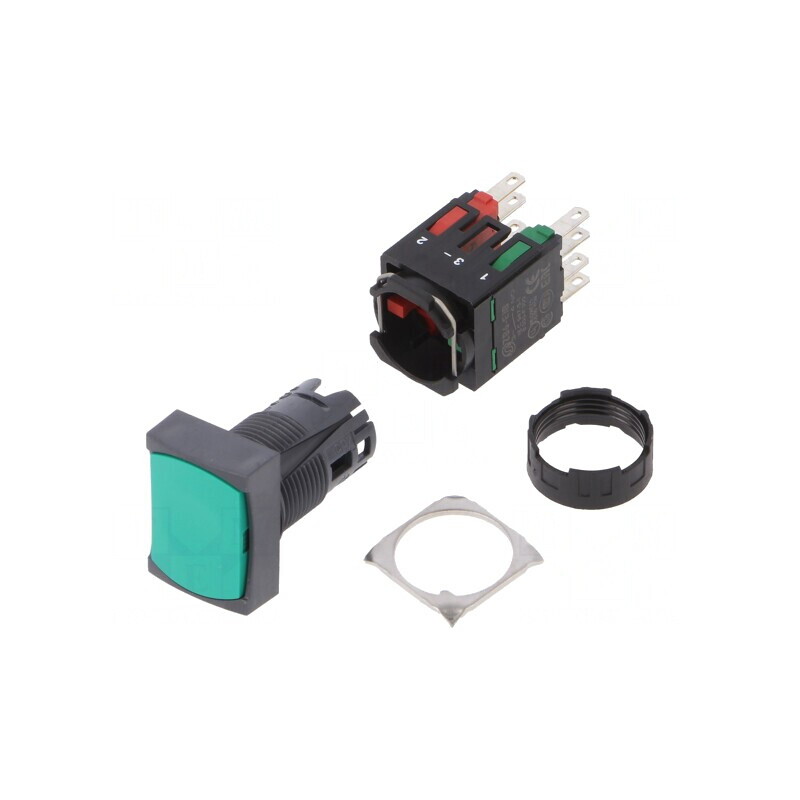 Comutator apăsare 16mm 1 NC NO | Electronic-mag.ro | Componente Electronice