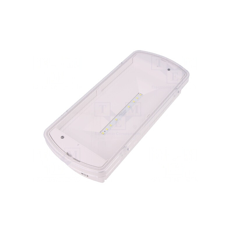 Lampă de urgență LED SafeLite albă IP42 | Electronic-mag.ro | Componente Electronice