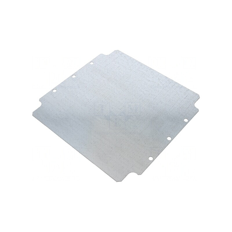 Placă de montare oțel zincat 240mm x 231mm | Electronic-mag.ro | Componente Electronice