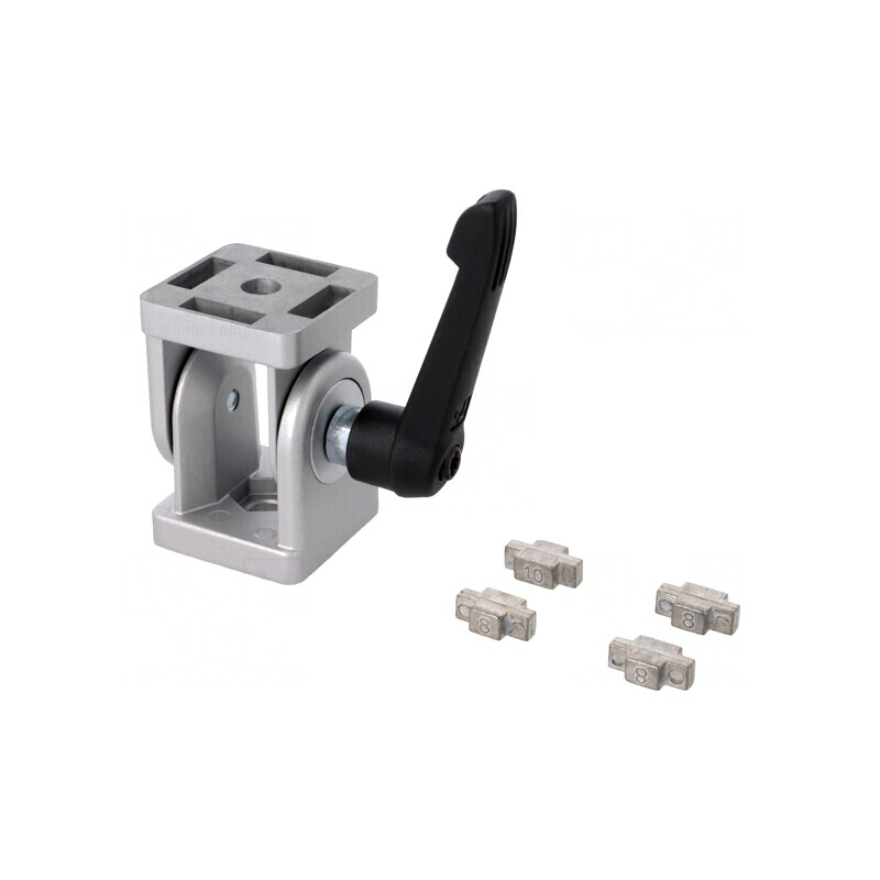 Balama aluminiu cu manetă pentru profile 8mm | Electronic-mag.ro | Componente Electronice Balama aluminiu cu manetă pentru profile 8mm | Electronic-mag.ro | Componente Electronice