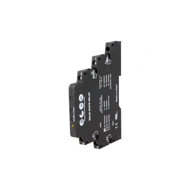 Releu Intermediar SPST-NO 5-10VDC 6A pentru Șină DIN | Electronic-mag.ro | Componente Electronice
