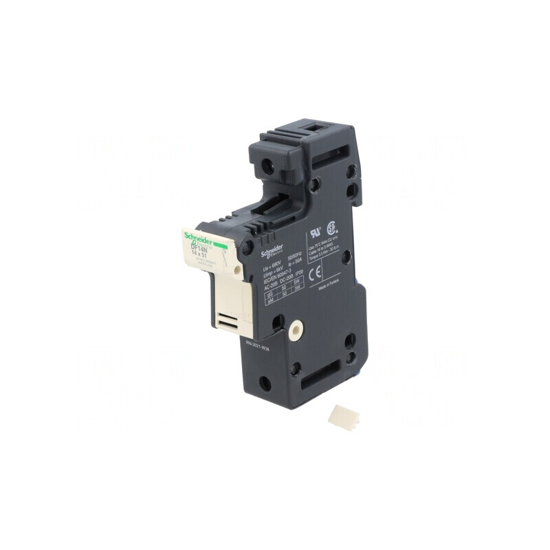 Suport Siguranță Șină DIN Poli 1 DF14N | Electronic-mag.ro | Componente Electronice
