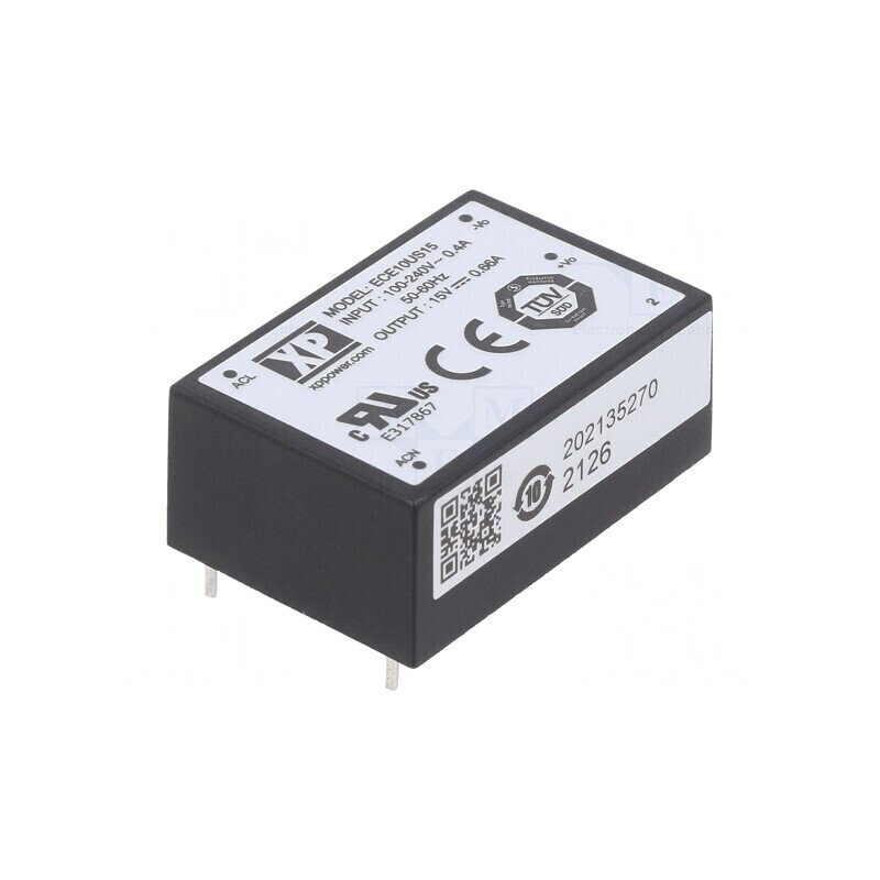Convertor AC/DC 10W 15VDC ECE10US15 | Electronic-mag.ro | Componente Electronice