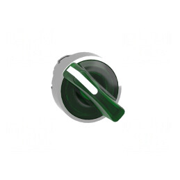 Comutator rotativ 22mm LED verde IP66 | Electronic-mag.ro | Componente Electronice