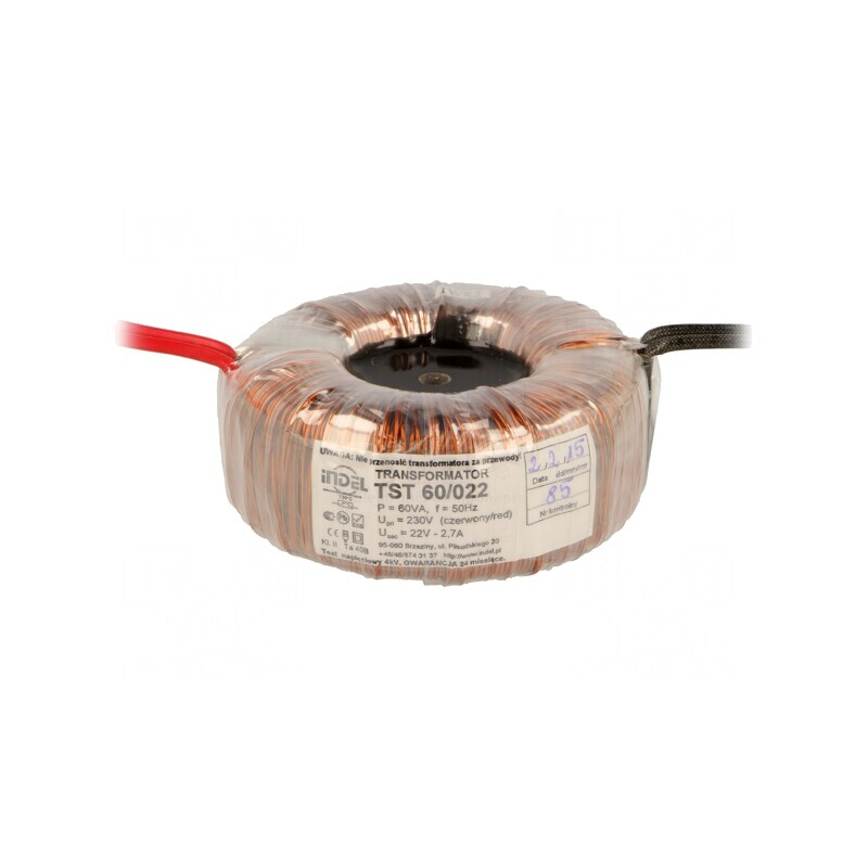 Transformator toroidal 60VA 230V 22V cu cabluri | Electronic-mag.ro | Componente Electronice Transformator toroidal 60VA 230V 22V cu cabluri | Electronic-mag.ro | Componente Electronice