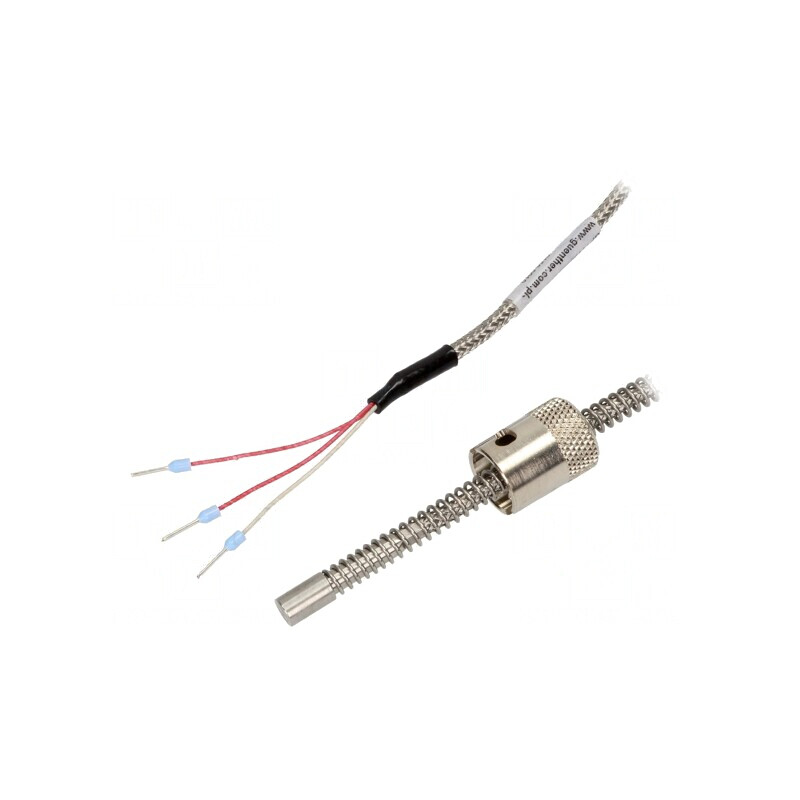 Senzor de Temperatură Pt100 100Ω Clasa A 0-400°C cu Cablu | Electronic-mag.ro | Componente Electronice