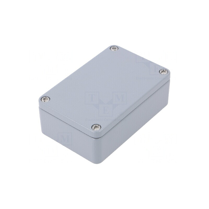Carcasă universală aluminiu Klippon K 64x98x34mm RAL7001 | Electronic-mag.ro | Componente Electronice