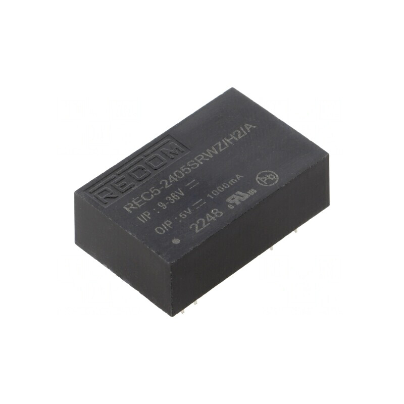 Convertor DC/DC 5W 9-36V la 5V 1A DIP24 | Electronic-mag.ro | Componente Electronice
