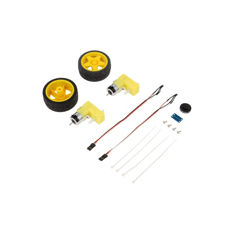 Motor DC 3-6V 1.5A Ax Dublu 48:1 | Electronic-mag.ro | Componente Electronice