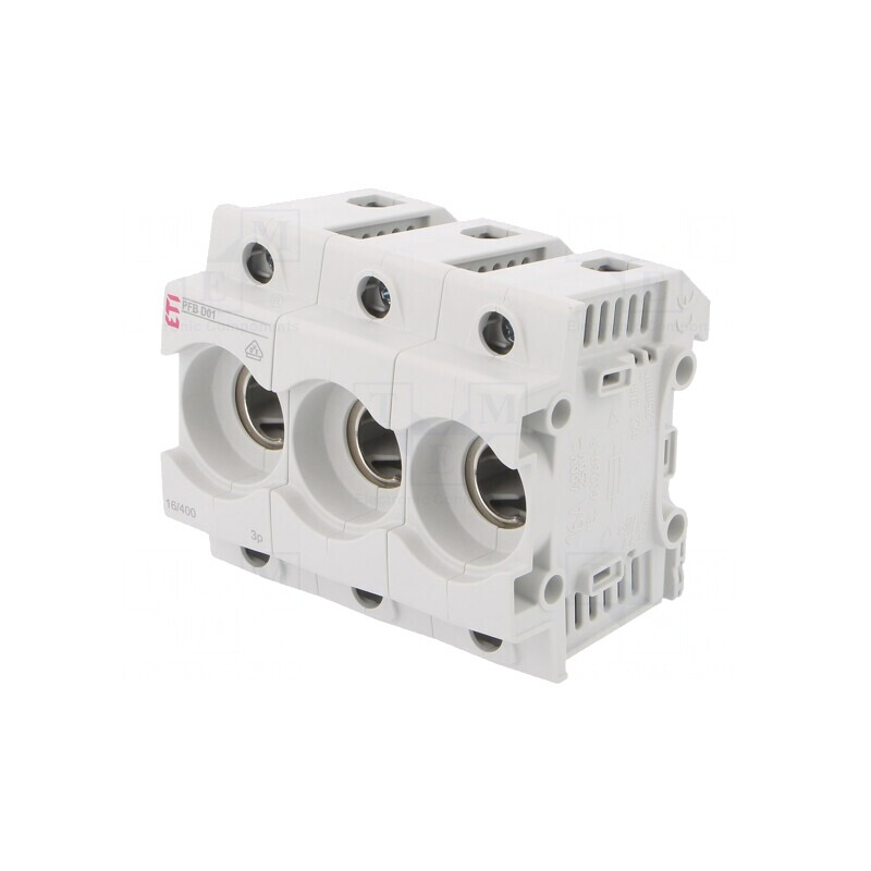 Suport Siguranță pentru Șină DIN 16A 400VAC 1 Pol | Electronic-mag.ro | Componente Electronice