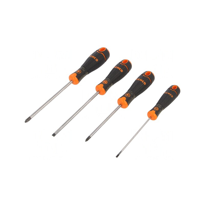 Set Șurubelnițe Phillips și Plată BahcoFit Mâner Bicomponent | Electronic-mag.ro | Componente Electronice