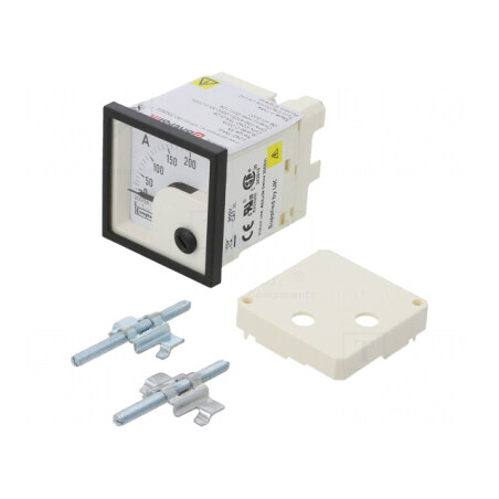 Ampermetru Panou AC 0-200A True RMS Clasa 1.5 50-60Hz | Electronic-mag.ro | Componente Electronice