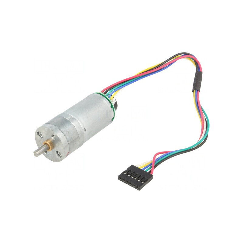 Motor DC cu Transmisie 6V 20.4:1 Metal | Electronic-mag.ro | Componente Electronice