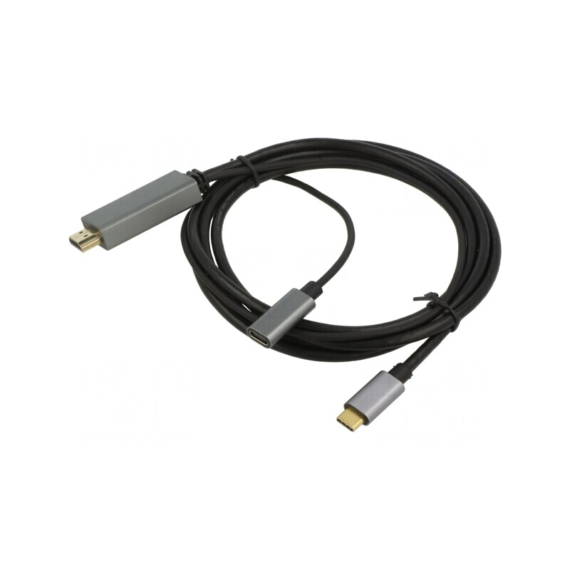 Adaptor USB 3.0/3.1 Aurit 1,8m Negru PVC 60W | Electronic-mag.ro | Componente Electronice