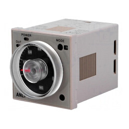 Timer Programabil DPDT 0,2s-300h 250VAC/5A 24-240VAC/DC H3C-R | Electronic-mag.ro | Componente Electronice