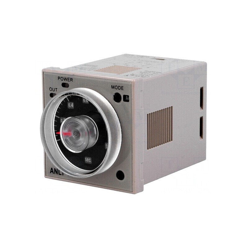 Timer Programabil DPDT 0,2s-300h 250VAC/5A 24-240VAC/DC H3C-R | Electronic-mag.ro | Componente Electronice