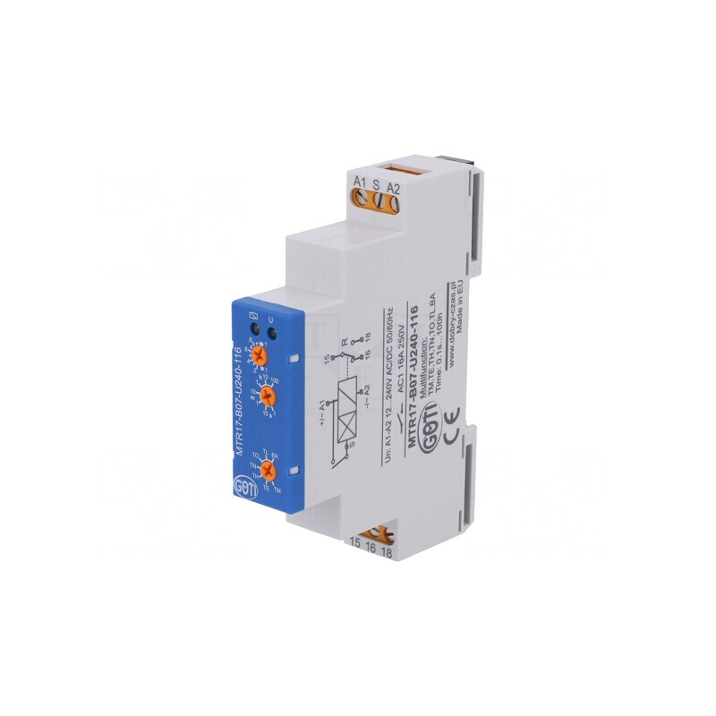 Timer SPDT 1s-100h 250VAC 16A IP20 | Electronic-mag.ro | Componente Electronice