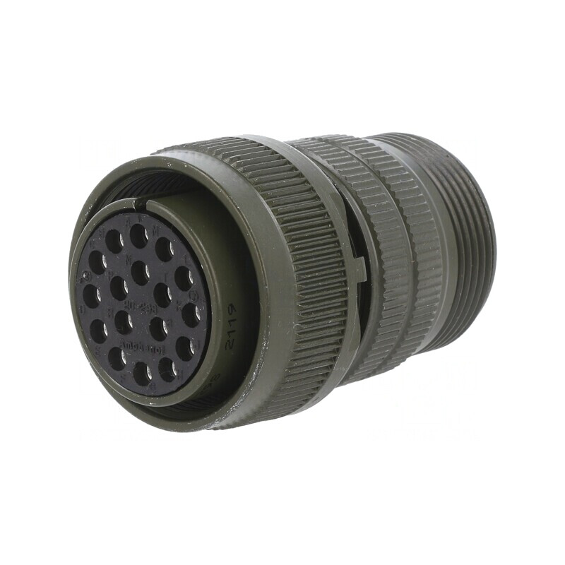 Conector circular aluminiu 20 MS/DS | Electronic-mag.ro | Componente Electronice