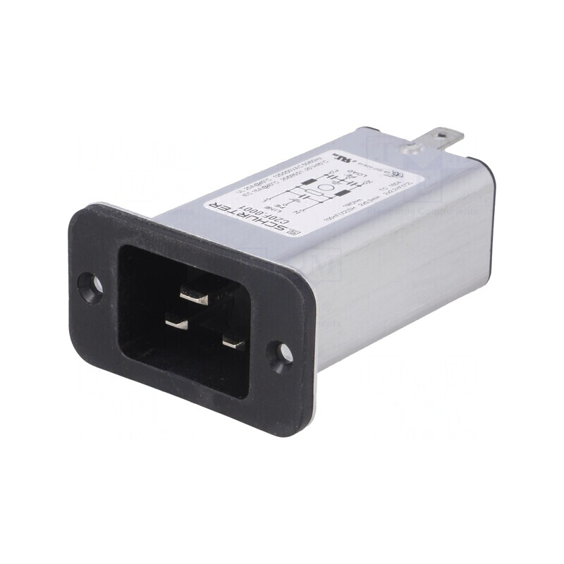 Conector Alimentare AC 20A 250VAC IEC 60320 | Electronic-mag.ro | Componente Electronice