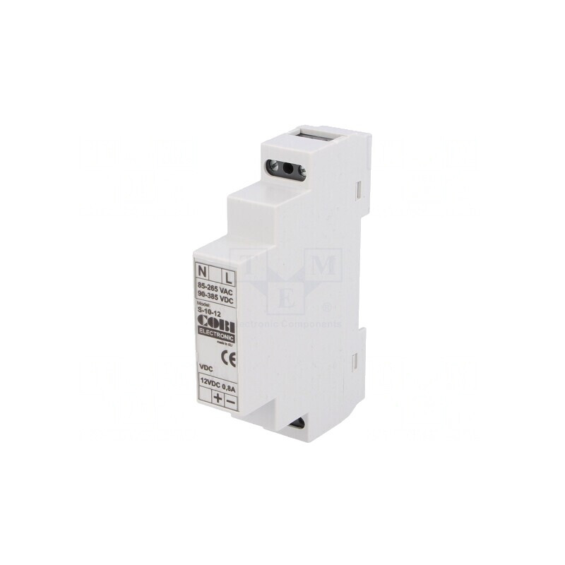 Alimentator Pulsatoriu 12V 10W pentru Șină DIN | Electronic-mag.ro | Componente Electronice