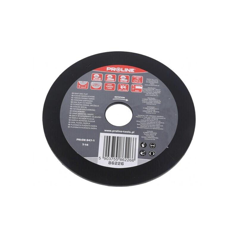 Disc de Șlefuire Lemn 125mm | Electronic-mag.ro | Componente Electronice