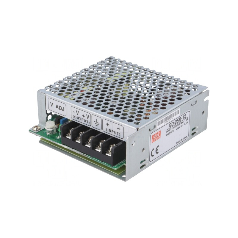 Convertor DC/DC 25,2W 19-36V la 12V 2,1A SD-25B-12 | Electronic-mag.ro | Componente Electronice