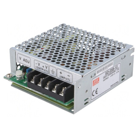 Convertor DC/DC 25,2W 19-36V la 12V 2,1A SD-25B-12 | Electronic-mag.ro | Componente Electronice