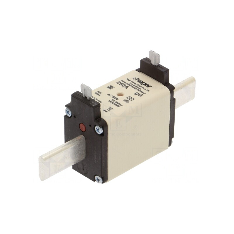 Siguranță Industrială gG 250A 500VAC NH2 | Electronic-mag.ro | Componente Electronice