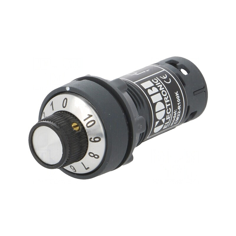 Potentiometru 22mm 100kΩ IP65 | Electronic-mag.ro | Componente Electronice Potentiometru 22mm 100kΩ IP65 | Electronic-mag.ro | Componente Electronice