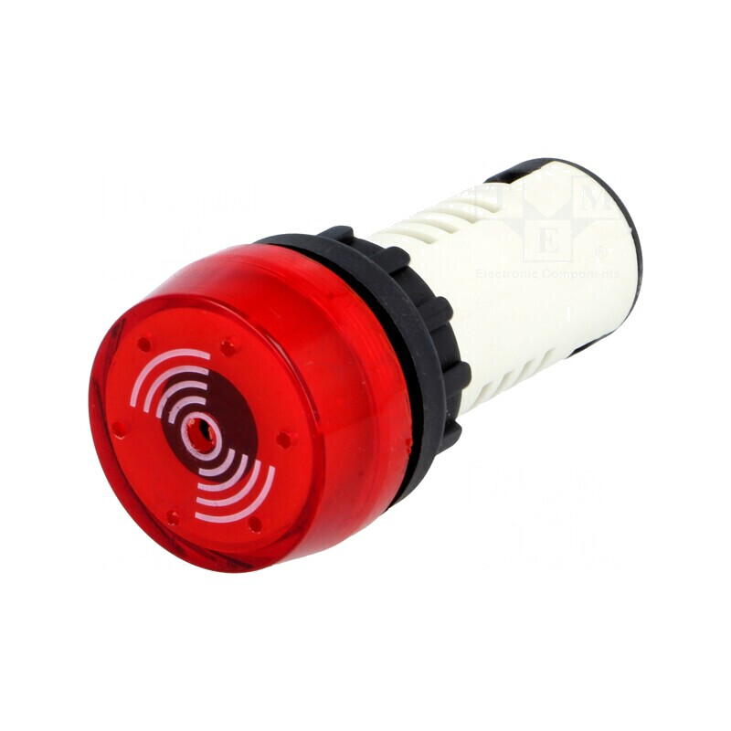 Semnalizator Luminos-Acoustic 22mm IP54 | Electronic-mag.ro | Componente Electronice